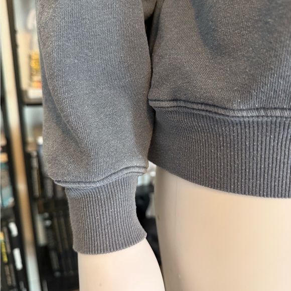 Wildfox Heather Blue Gray Fleece Sweatshirt - Picture 4 of 7